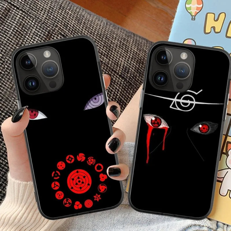 Aruto Sasuke Phone Case For iPhone 15 14 13 12 11 X XR XS XSMAX 8 7 Plus Mini Pro Max Soft Black Phone Cover