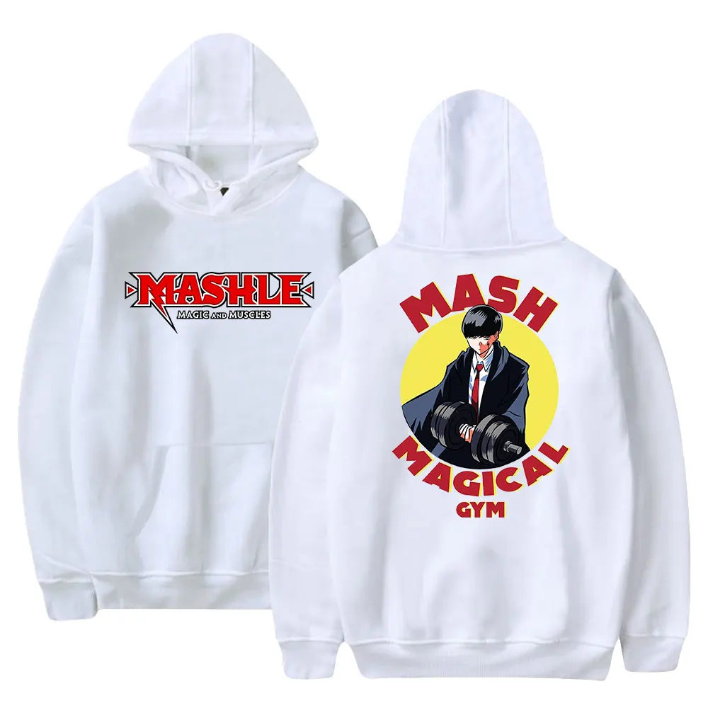 Mashle Magic and Muscles Hoodies Men Women Fashion Double Side Printed Pullover Tops Oversize Boy Friends Gift Sweatshirts